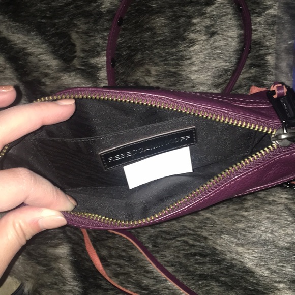 Rebecca Minkoff Dark Cherry Mini MAC NWOT - Picture 7 of 8